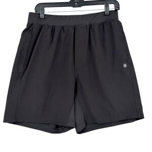 Gaiam Women's‎ Black Athletic Running Training Shorts Medium Pockets